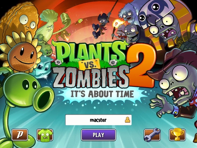 Игра Plants vs zombies 2 its about time играть онлайн бесплатно